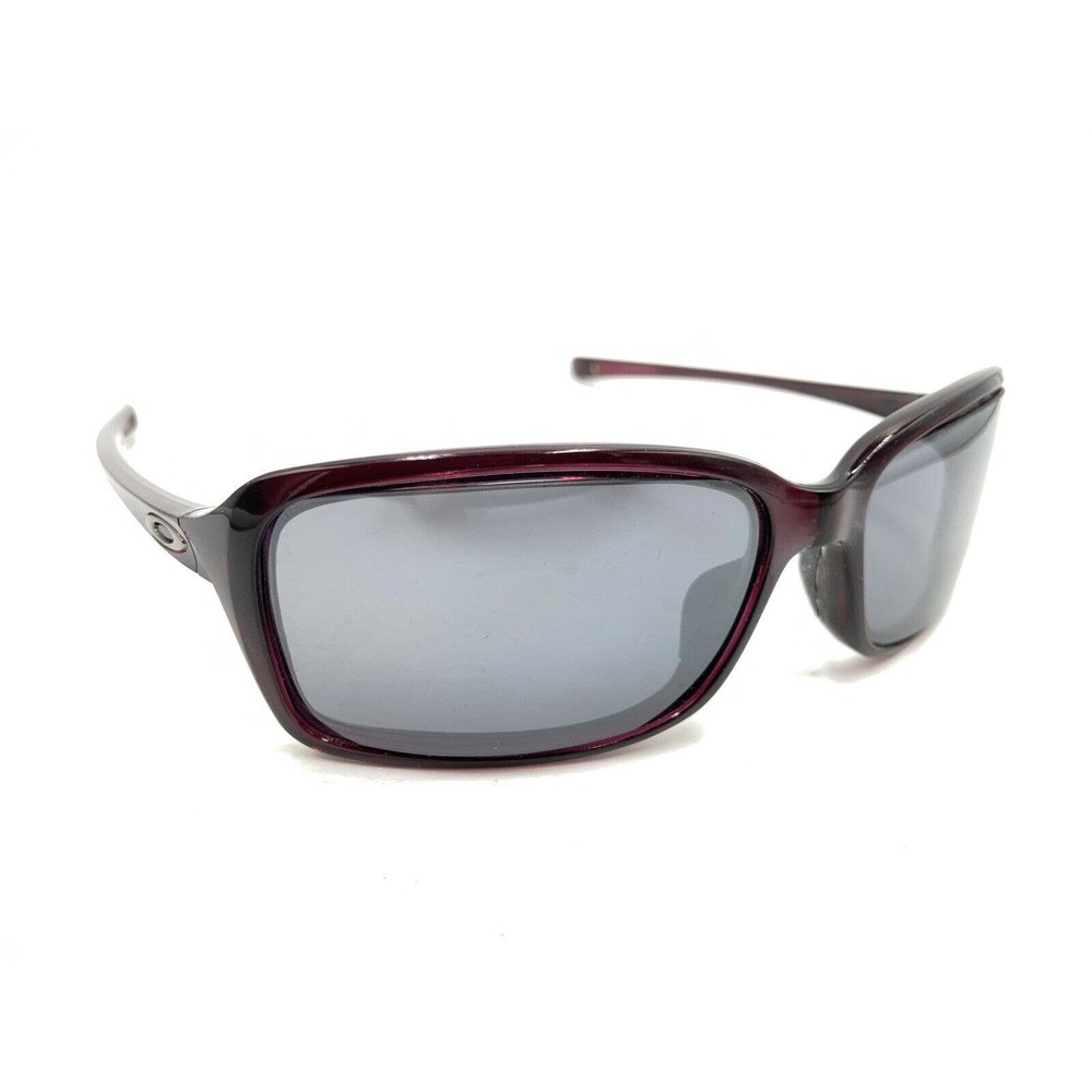 Oakley Translucent Purple Rectangle Wrap Sunglass… - image 1